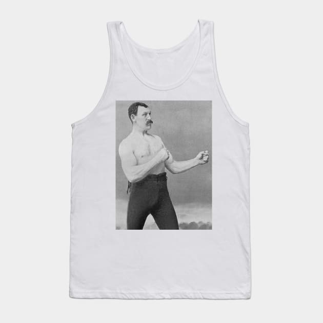 Overly Manly Man Tank Top by FlashmanBiscuit